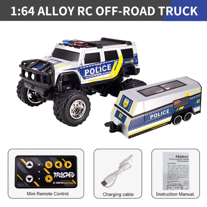 Camion de police radiocommandé