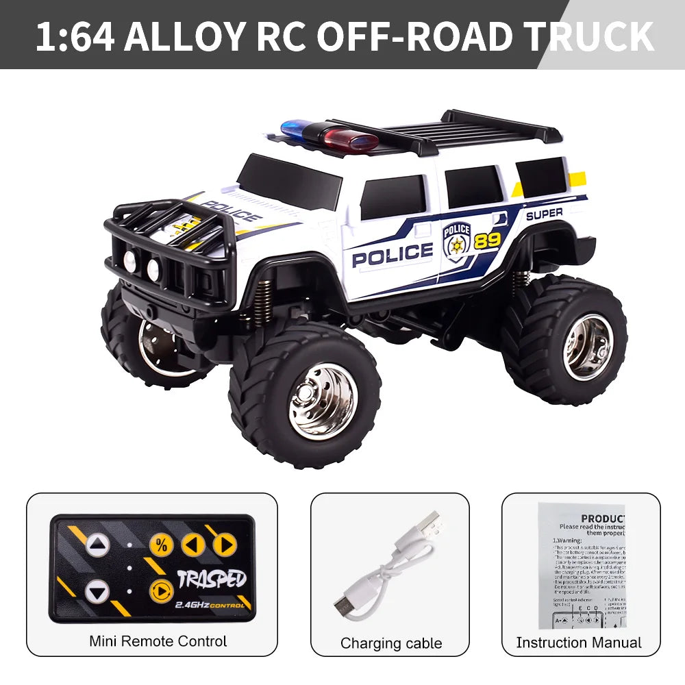 Camion de police radiocommandé