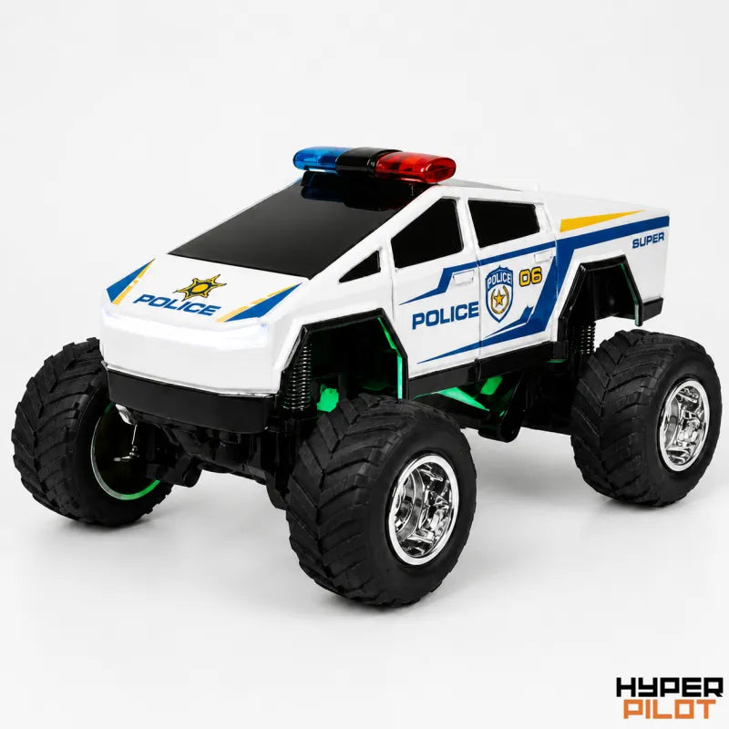 Voiture de police radiocommandé - Blanc